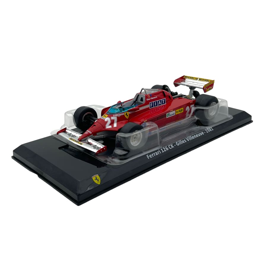 Formula 1 Ferrari 126 CK - Gilles Villeneuve 1981 cu vitrina plexiglass - 1/24 Premium Collectibles