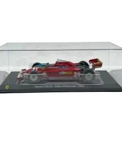 Formula 1 Ferrari 126 CK - Gilles Villeneuve 1981 cu vitrina plexiglass - 1/24 Premium Collectibles
