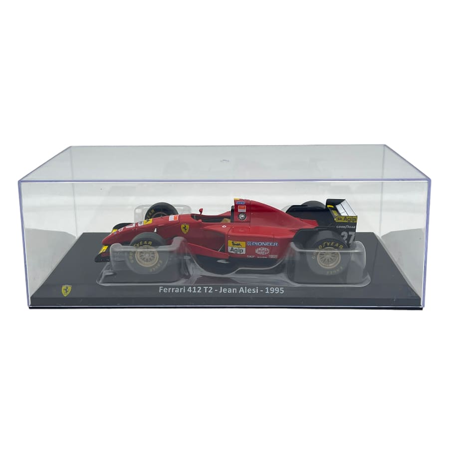 Formula 1 Ferrari 412 T2 - Jean Alesi 1995 #27 cu vitrina plexiglass - 1/24 Premium Collectibles