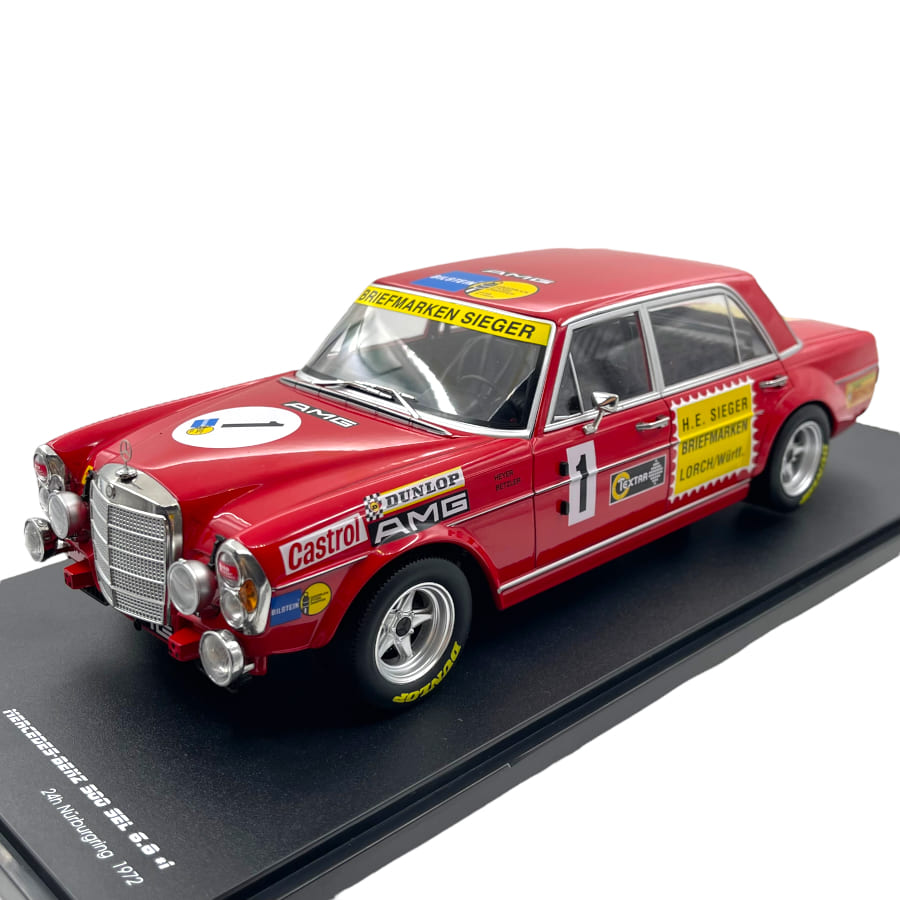 Mercedes-Benz 300 SEL 6.8 #1 24h Nürburgring 1972 Heyer, Betzler - 1/18 Werk83