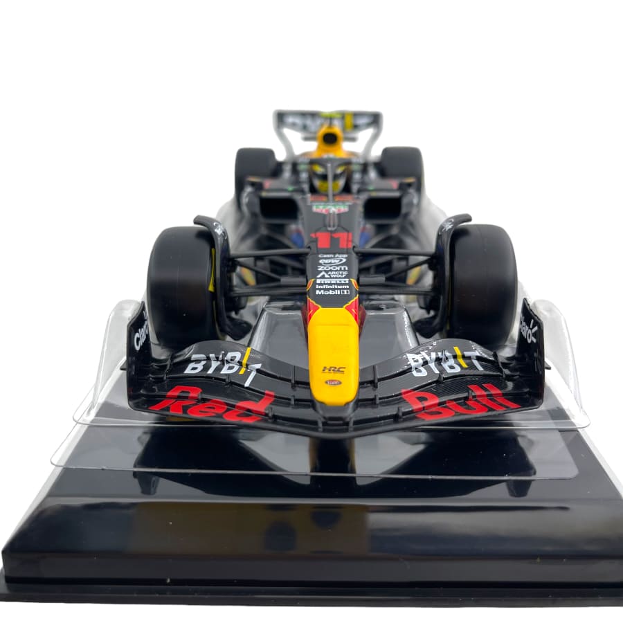 Formula 1 Oracle Red Bull Racing RB19 2023 Sergio Perez #11 cu vitrina plexiglass UNITED STATES Grand Prix - 1/24 Bburago