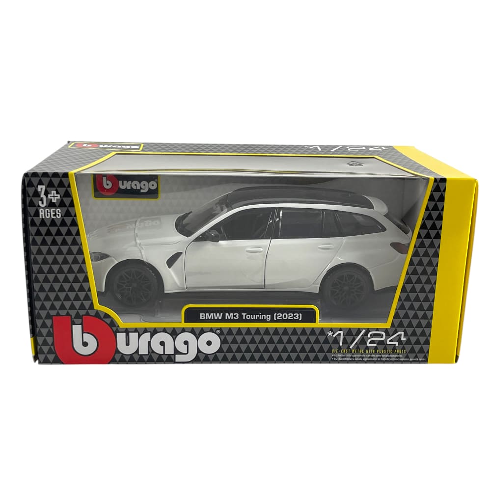 BMW M3 Touring 2023 alb - 1/24 Bburago