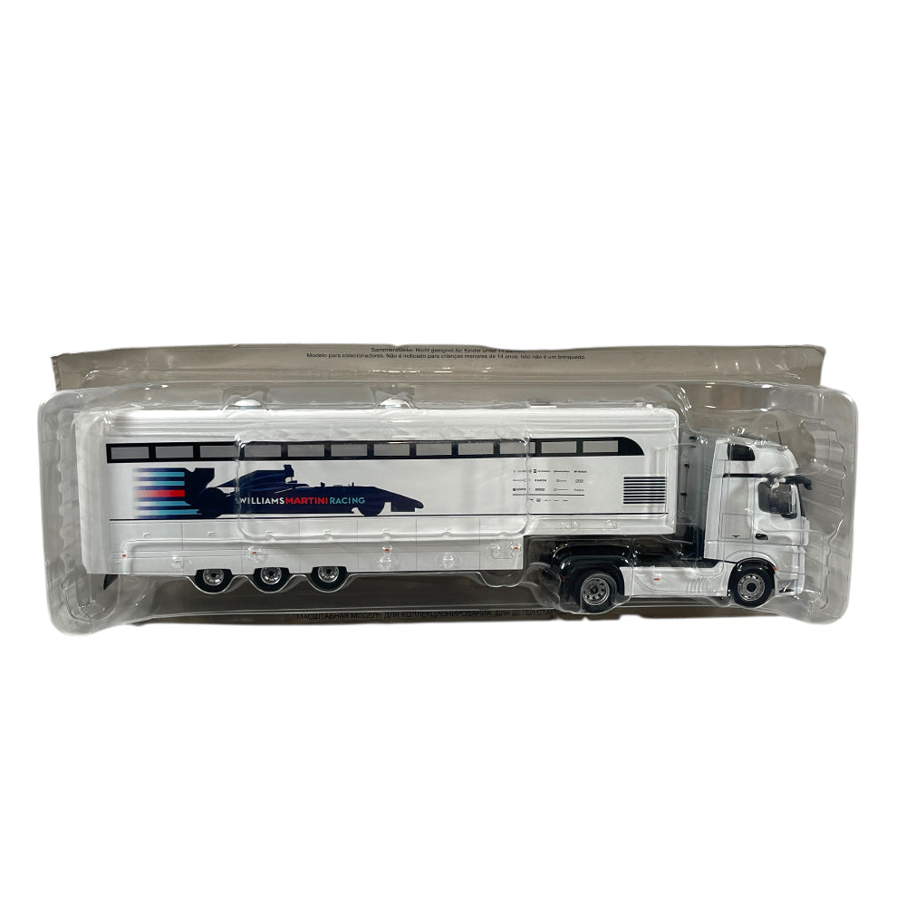 Macheta Camion Mercedes-Benz Actros MP4 Renntransporter Williams Martini Racing - 1/43 Premium Collectibles