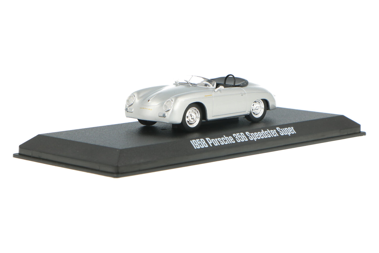 Porsche 356 Speedster Super 1958 gri cu vitrina plexiglass - 1/43 Greenlight
