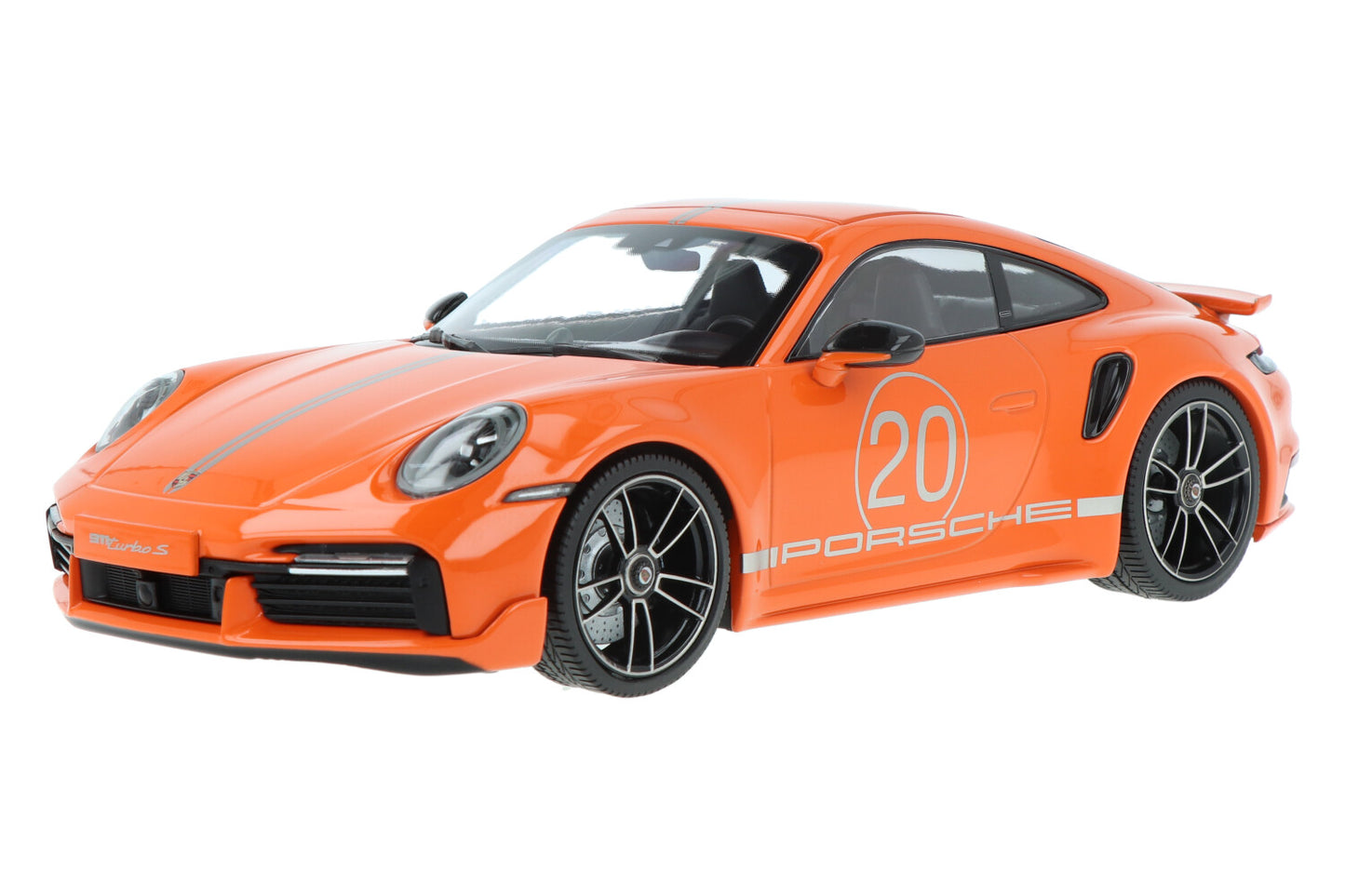 Posche 911 Turbo S orange 1/504 pcs - 1/18 Minichamps ( EDITIE LIMITATA )