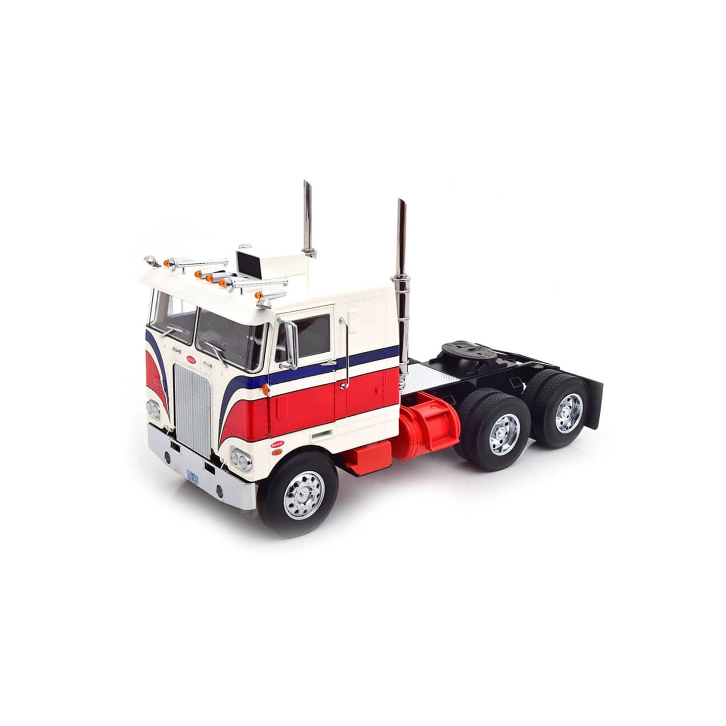 Cap Tractor Peterbilt 352 Pacemaker SZM 1977-1979 alb/rosu/albastru - 1/18 Road Kings
