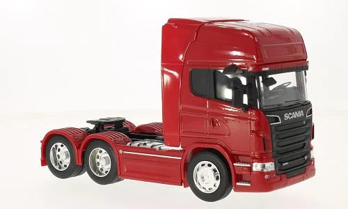 Camion Cap Tractor Scania V8 R730 rosu - 1/32 Welly
