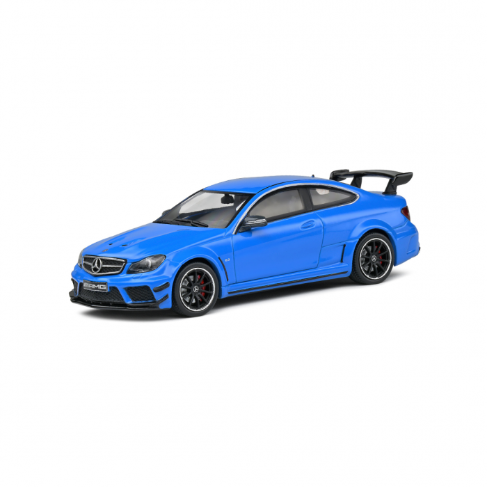 Mercedes-Benz C63 AMG Black Series bleu cu vitrina - 1/43 Solido