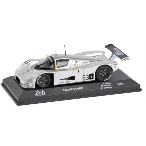 Sauber C9/88 #63 1989 cu vitrina plexiglass - 1/43 Altaya
