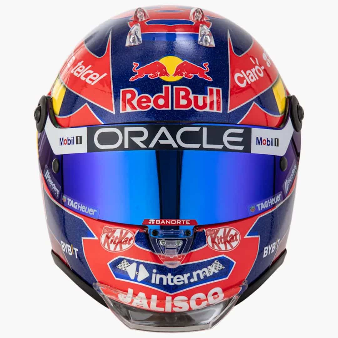 Casca Sergio Perez Red Bull Racing #11 Mexico GP Formula 1 2024 helmet - 1/2 Schuberth