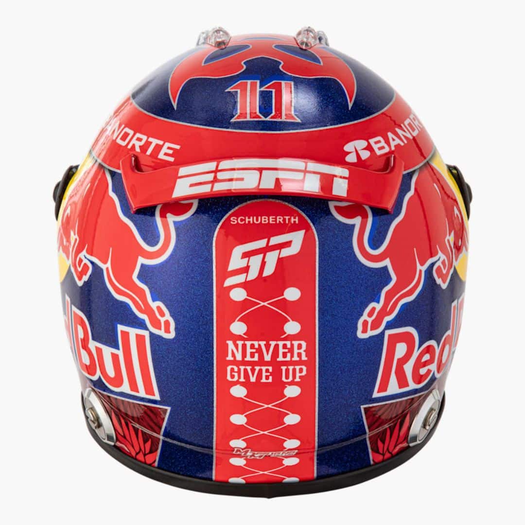 Casca Sergio Perez Red Bull Racing #11 Mexico GP Formula 1 2024 helmet - 1/2 Schuberth