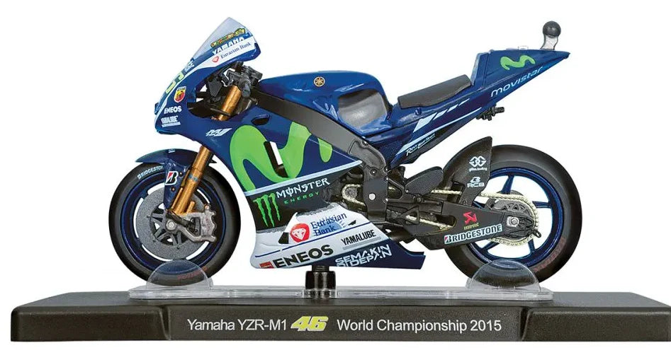 Motocicleta Yamaha YZR-M1 World Championship 2015 - 1/18 Altaya