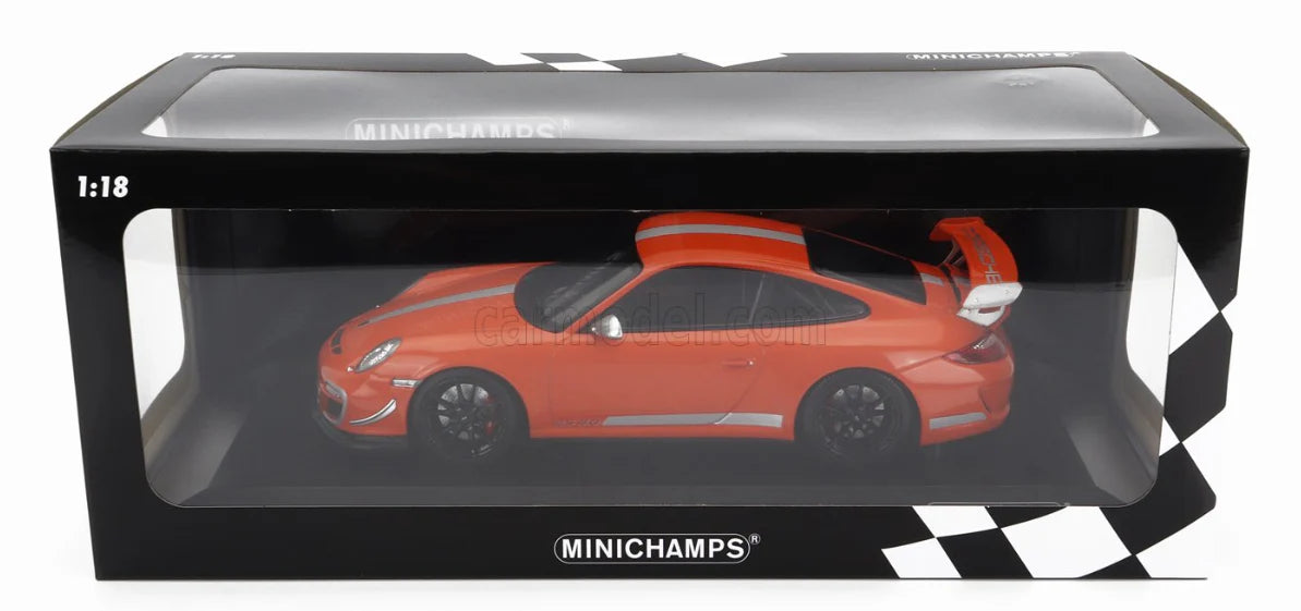Porsche 911 GT3 RS 4.0 2011 orange - 1/18 Minichamps