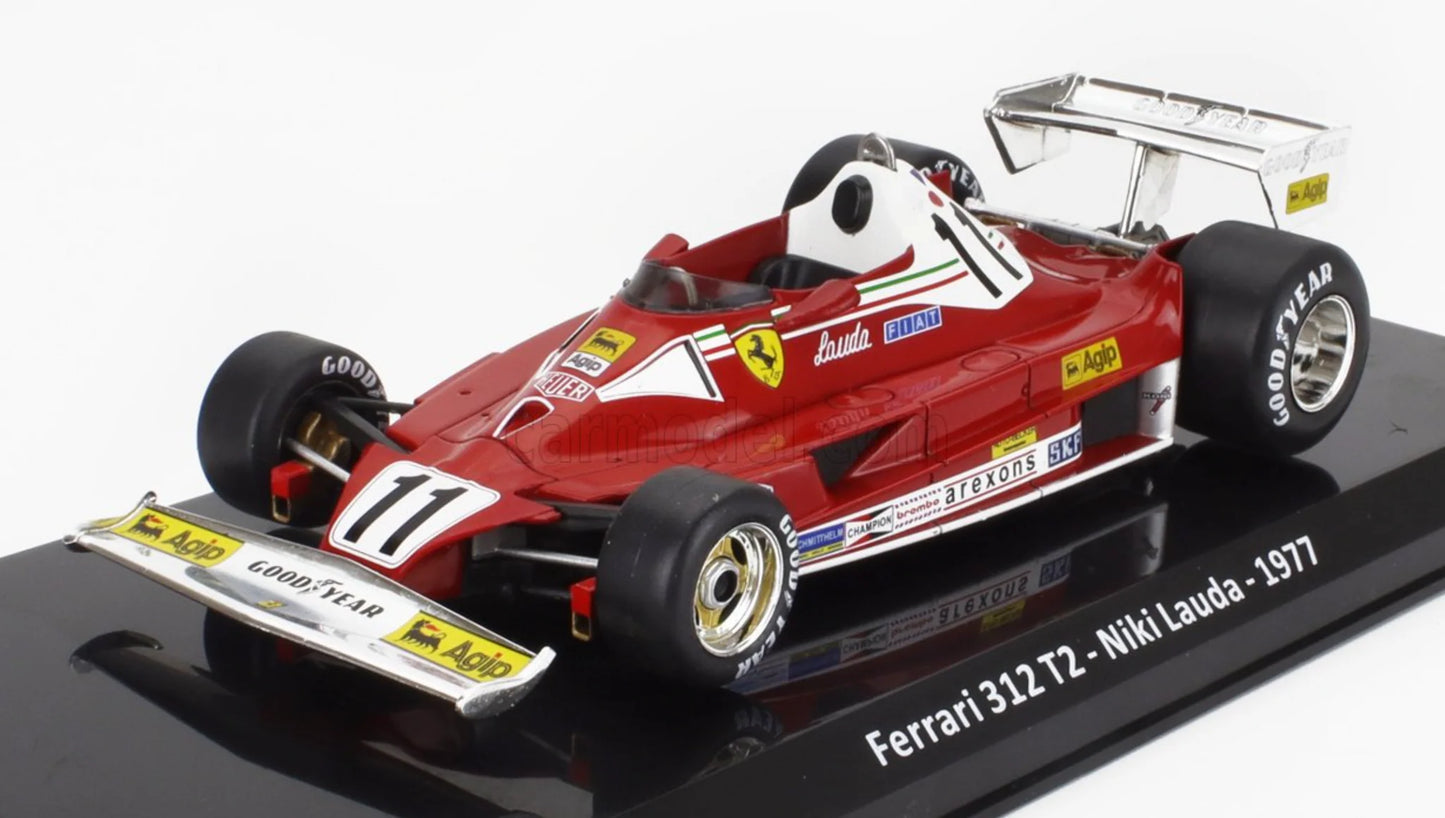 Formula 1 Ferrari 312 T2 - Niki Lauda 1977 #11 cu vitrina plexiglass - 1/24 Premium Collectibles