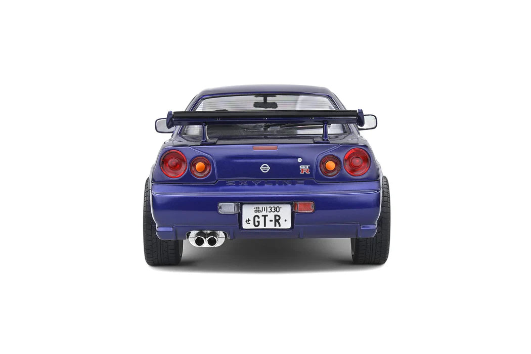 Nissan R34 GTR mov 1999 - 1/18 Solido