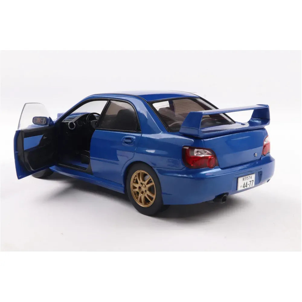 Subaru Impreza WRX STI albastru 2003 - 1/18 Solido
