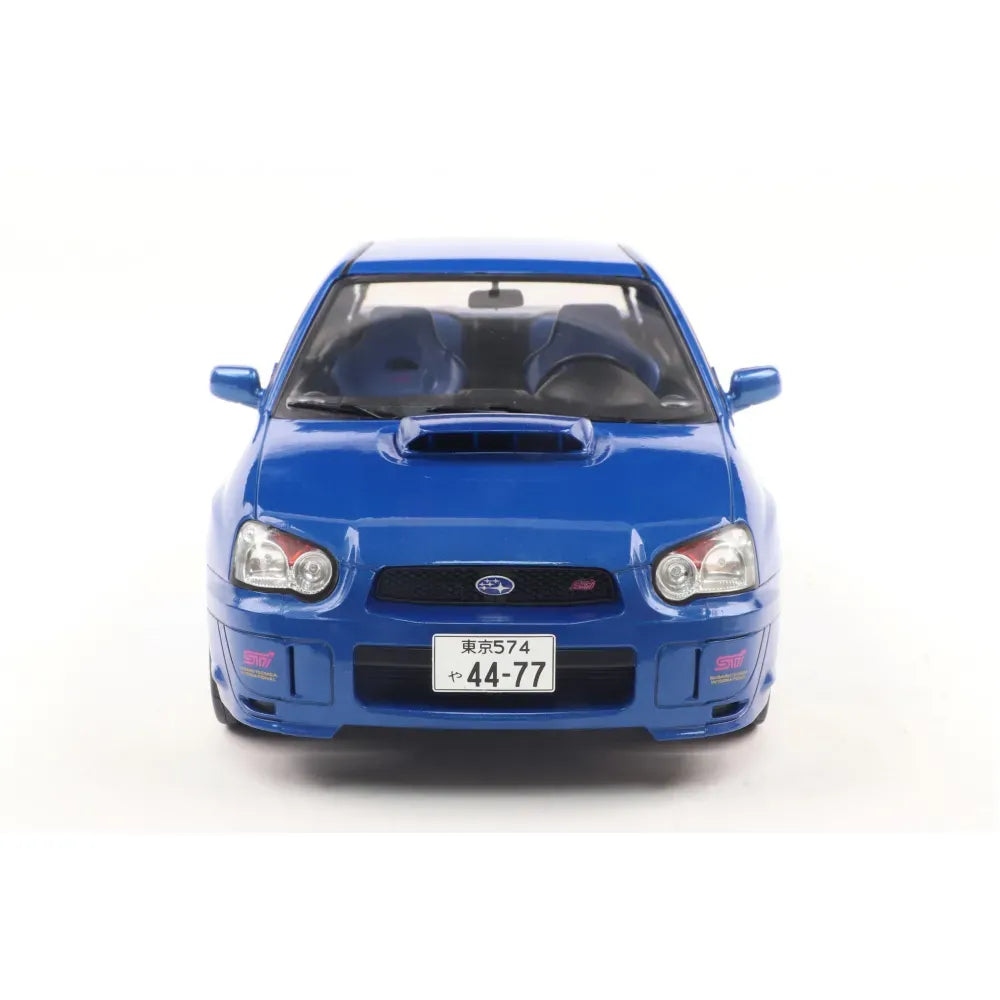 Subaru Impreza WRX STI albastru 2003 - 1/18 Solido