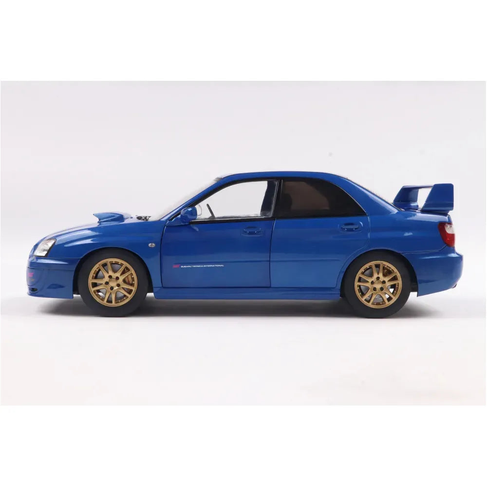 Subaru Impreza WRX STI albastru 2003 - 1/18 Solido