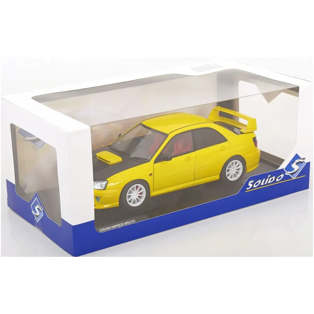 Subaru Impreza WRX STI galben - 1/18 Solido