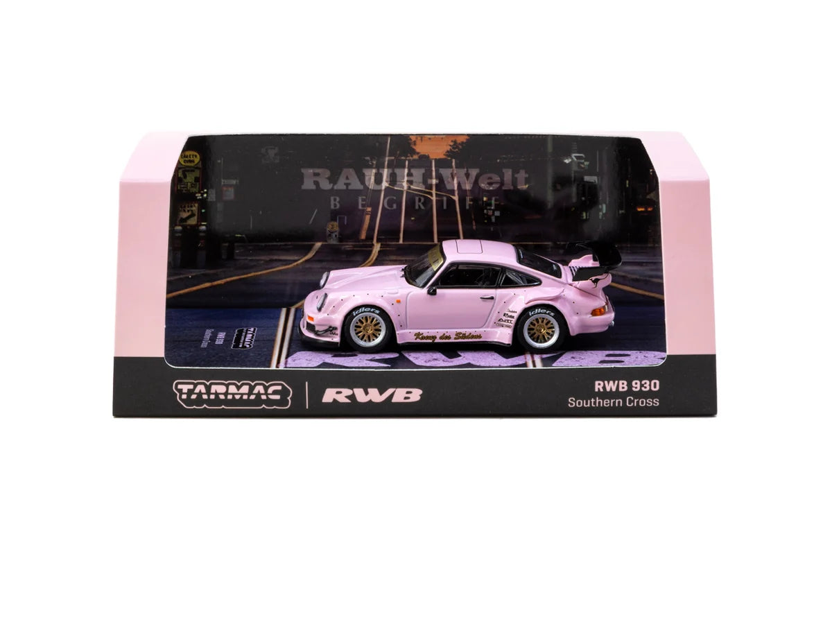 Porsche RWB 930 Southern Cross cu vitrina - 1/64 Tarmac Works