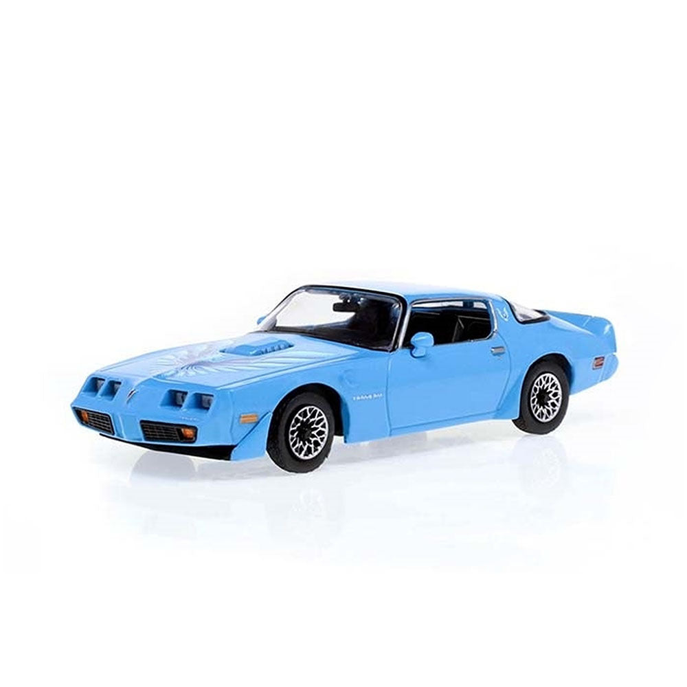 Pontiac Firebird T/A 1979 blue cu vitrina plexiglass - 1/43 Greenlight