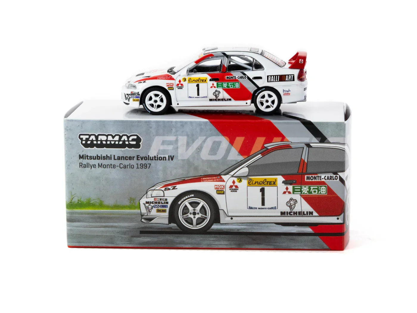 Mitsubishi Lancer Evolution IV Rallye Monte-Carlo 1997 - 1/64 Tarmac