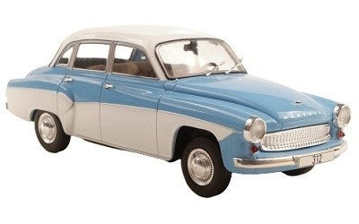 Wartburg 312 bleu/alb 1965 - 1/24 Whitebox