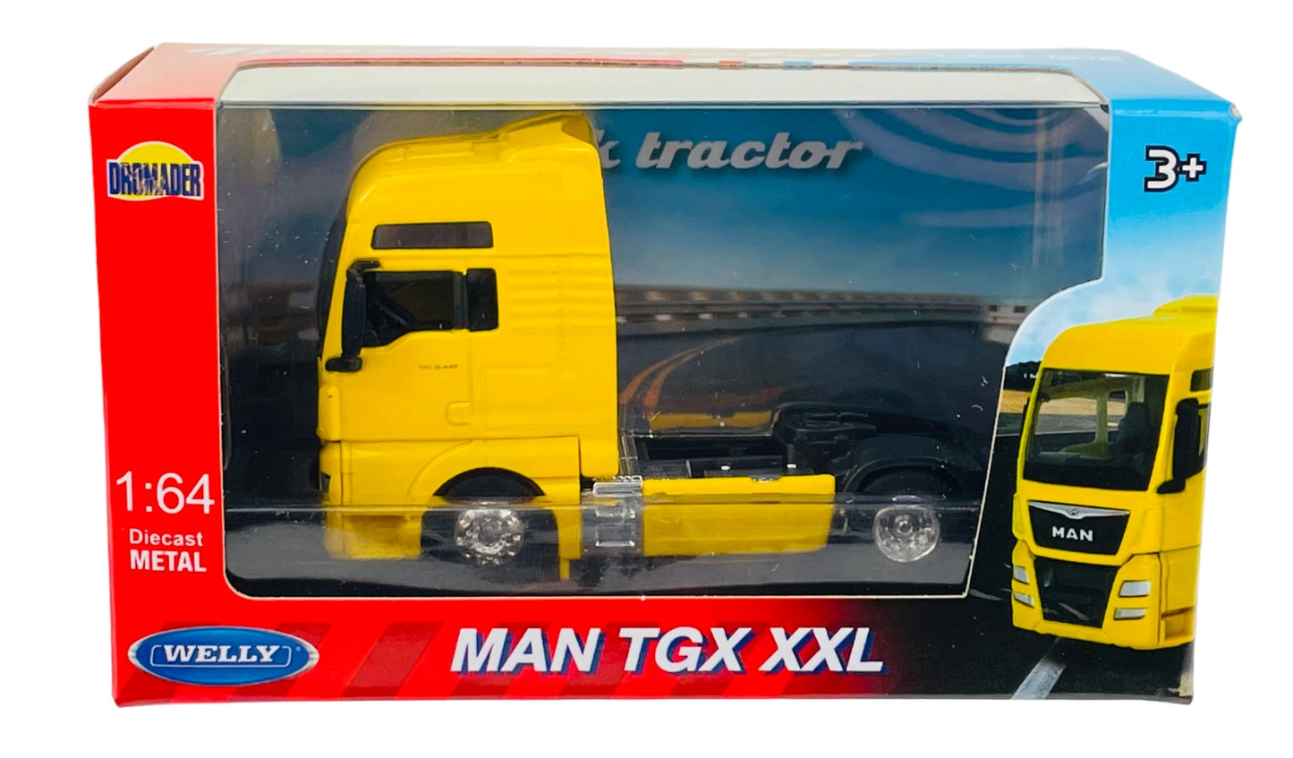 Cap Tractor Man TGX XXL galben - 1/64 Welly