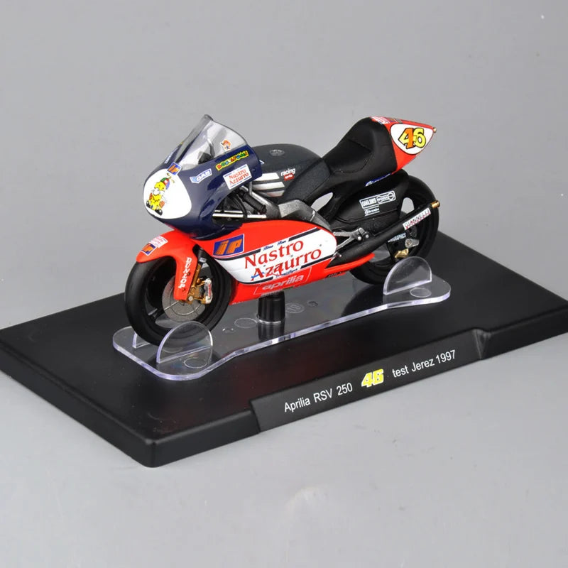 Motocicleta Aprilia RSV 250 test Jerez 1997 - 1/18 Altaya
