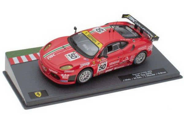 Ferrari F430 GT2 24h Spa 2008 cu vitrina plexiglass - 1/43 Altaya