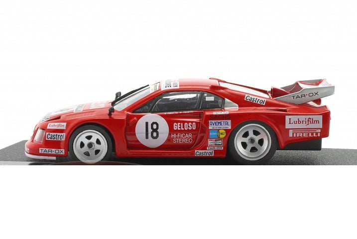 Ferrari 308 Gtb 6h Silverstone 1981 C. Facetti / M.Finotto cu vitrina plexiglass - 1/43 Altaya