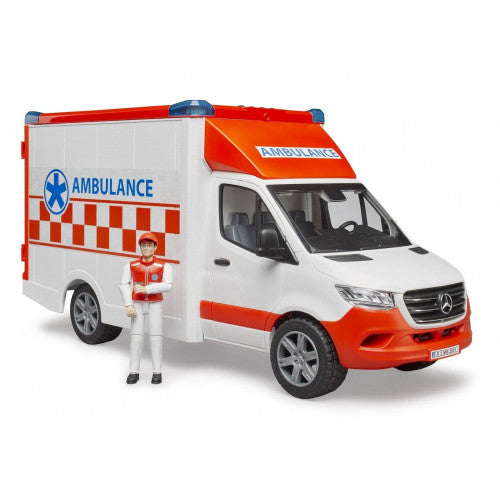 BRUDER 02676 - Ambulanta Mercedes Benz Sprinter cu paramedic