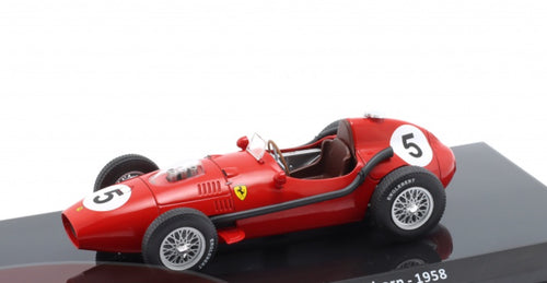 Formula 1 Ferrari 246 F1 #5 Mike Hawthorn 1958 cu vitrina plexiglass - 1/24 Premium Collectibles
