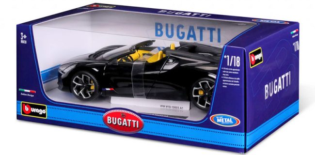 Bugatti Mistral Negru - 1/18 Bburago