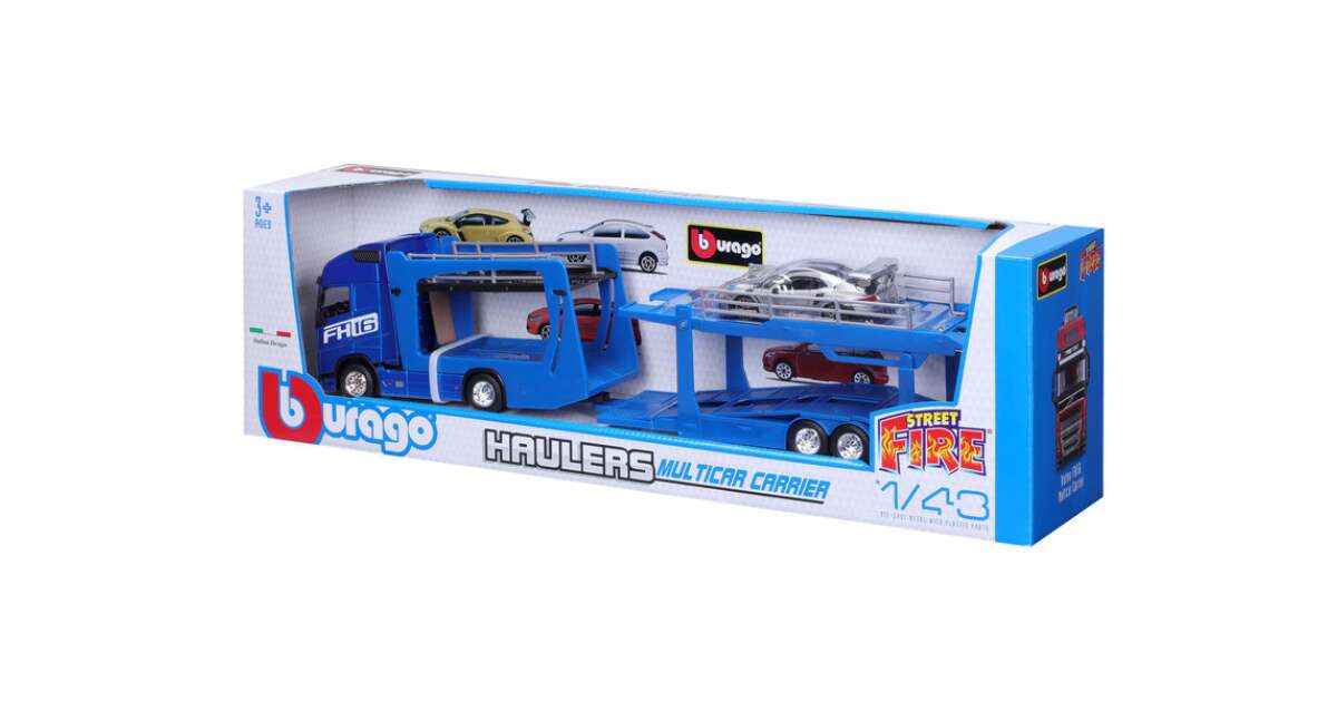 Transportor Volvo FH16 si Porsche 911 GT2 RS - 1/43 Bburago