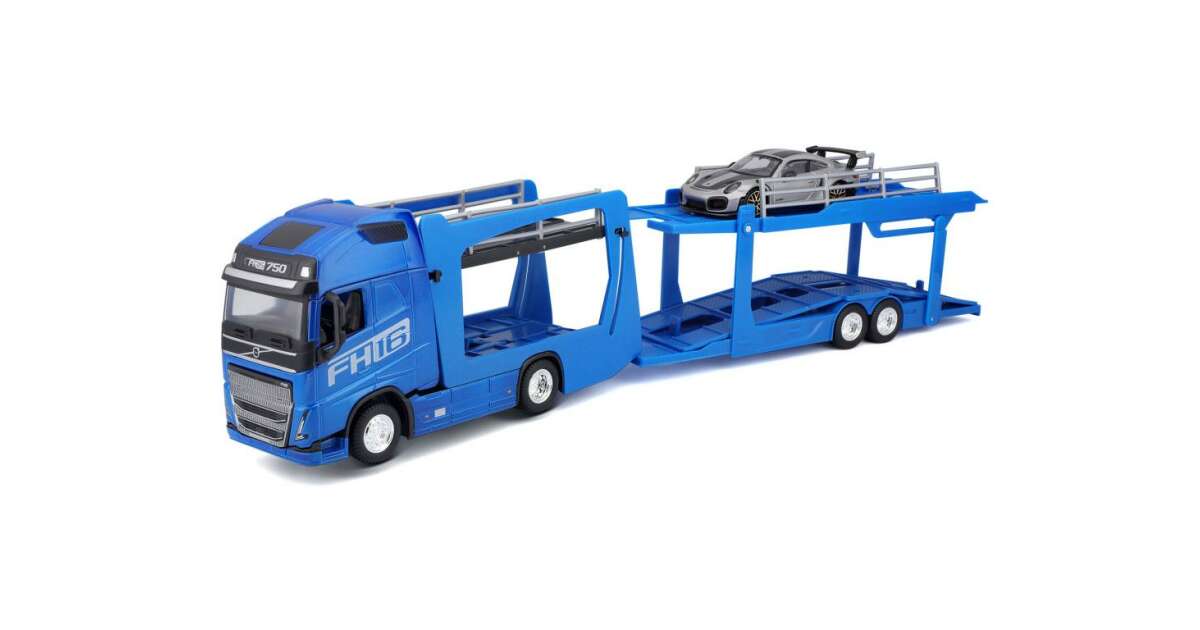 Transportor Volvo FH16 si Porsche 911 GT2 RS - 1/43 Bburago