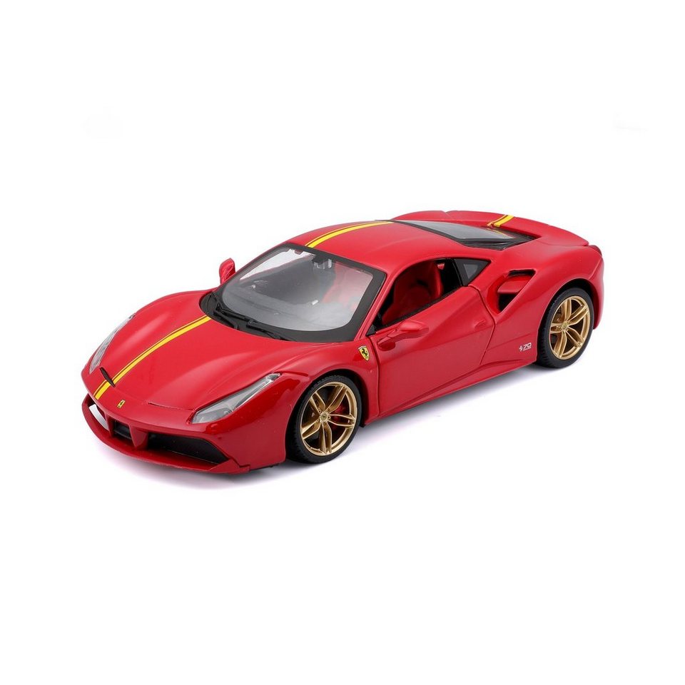 Ferrari 488 Gtb-Inspired by the 312 P1 1972 cu vitrina plexiglass- 1/24 Bburago