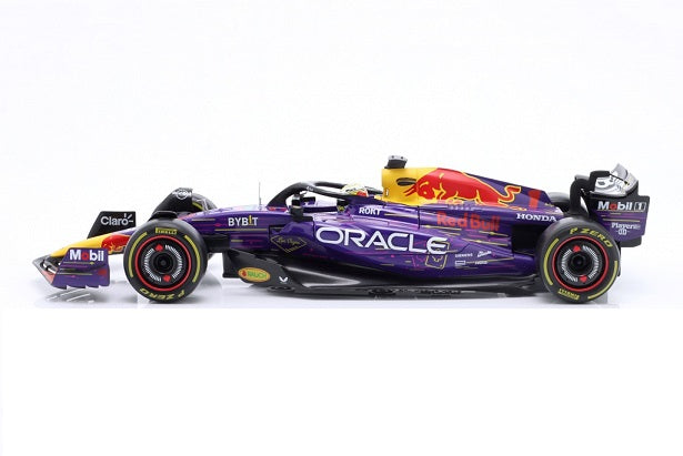 Formula 1 Max Verstappen Red Bull RB19 #1 Winner Las Vegas GP Champion 2023 - 1/18 Bburago