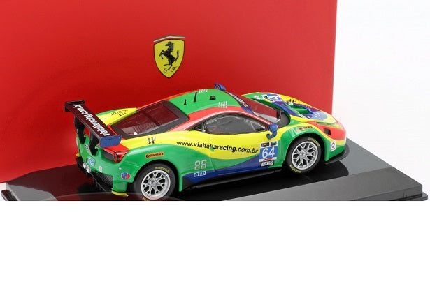 Ferrari 458 Italia GT3 2015 #64 cu vitrina plexiglass - 1/43 Bburago Signature