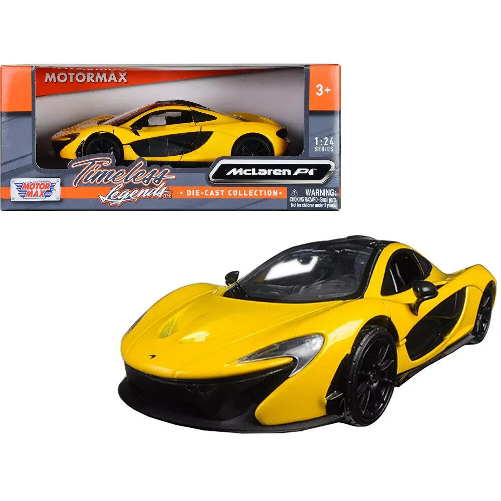 McLaren P1 galben/negru - 1/24 Motormax