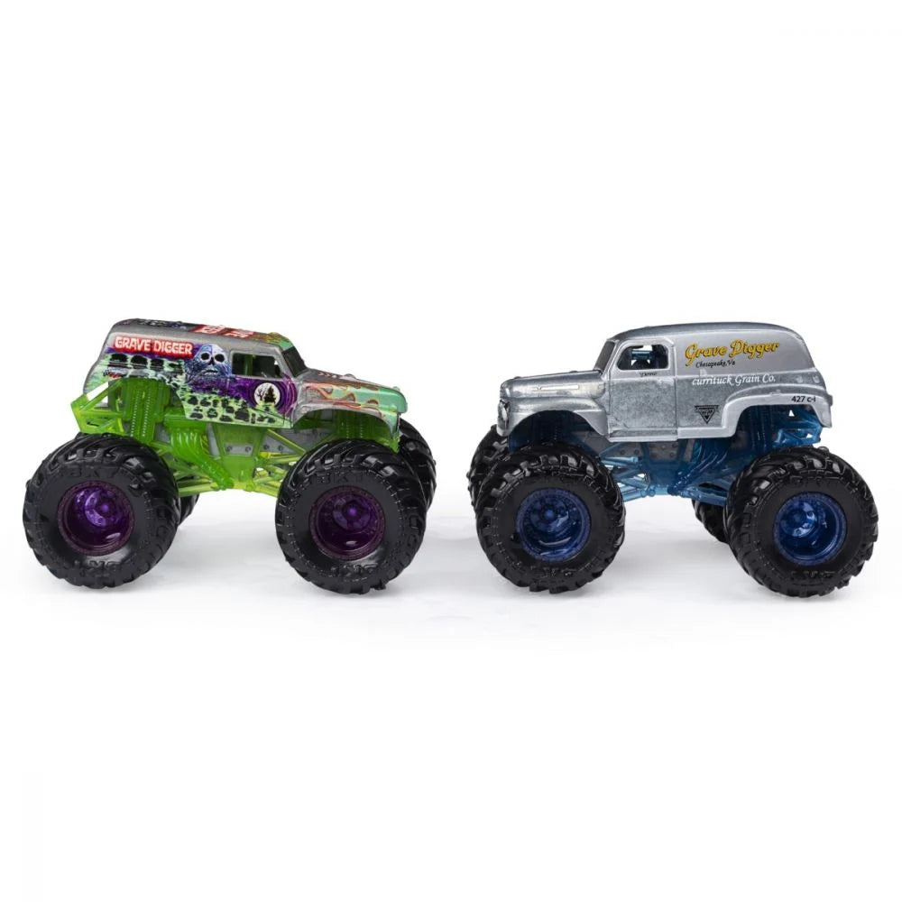 Set 2 masini Monster Jam Grave Digger si Grave Digger Chesapeake - 1/64