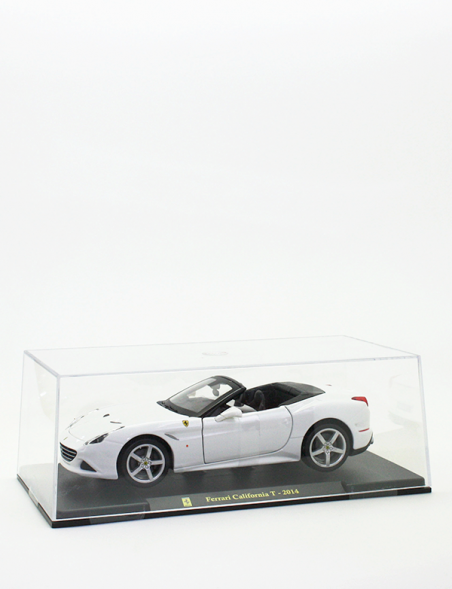 Ferrari California T 2014 Alb cu vitrina plexiglass - 1/24 Bburago
