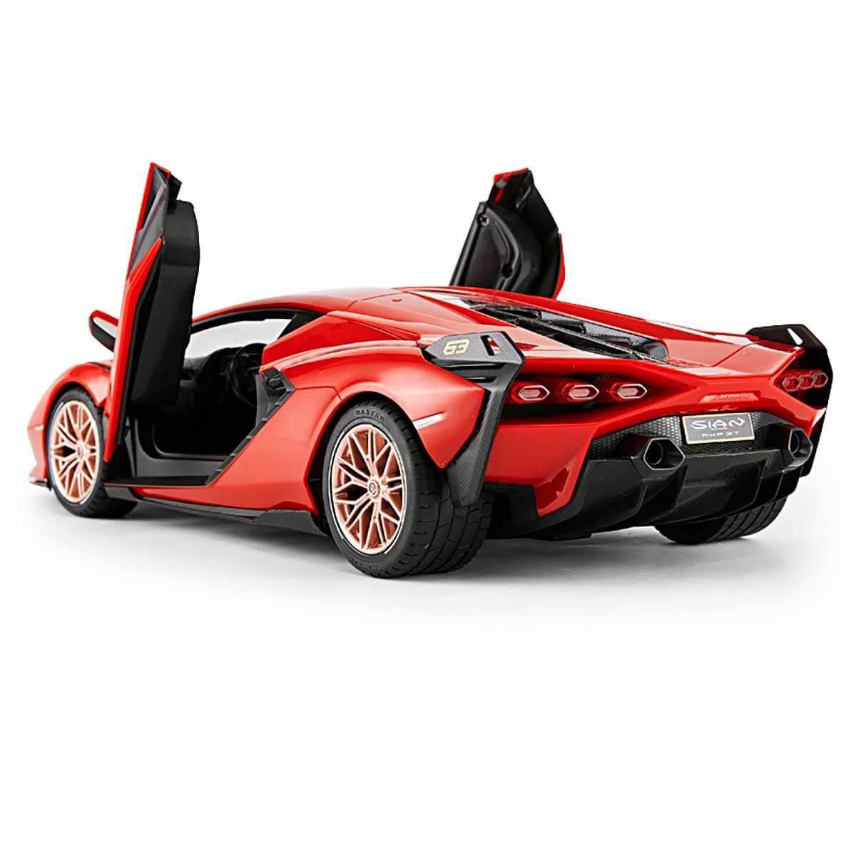 Lamborghini Sian rosu cu telecomanda - 1/14 Rastar