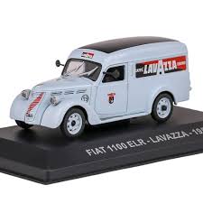 Fiat 1100 ELR - Lavazza 1950 cu vitrina plexiglass - 1/43 Altaya