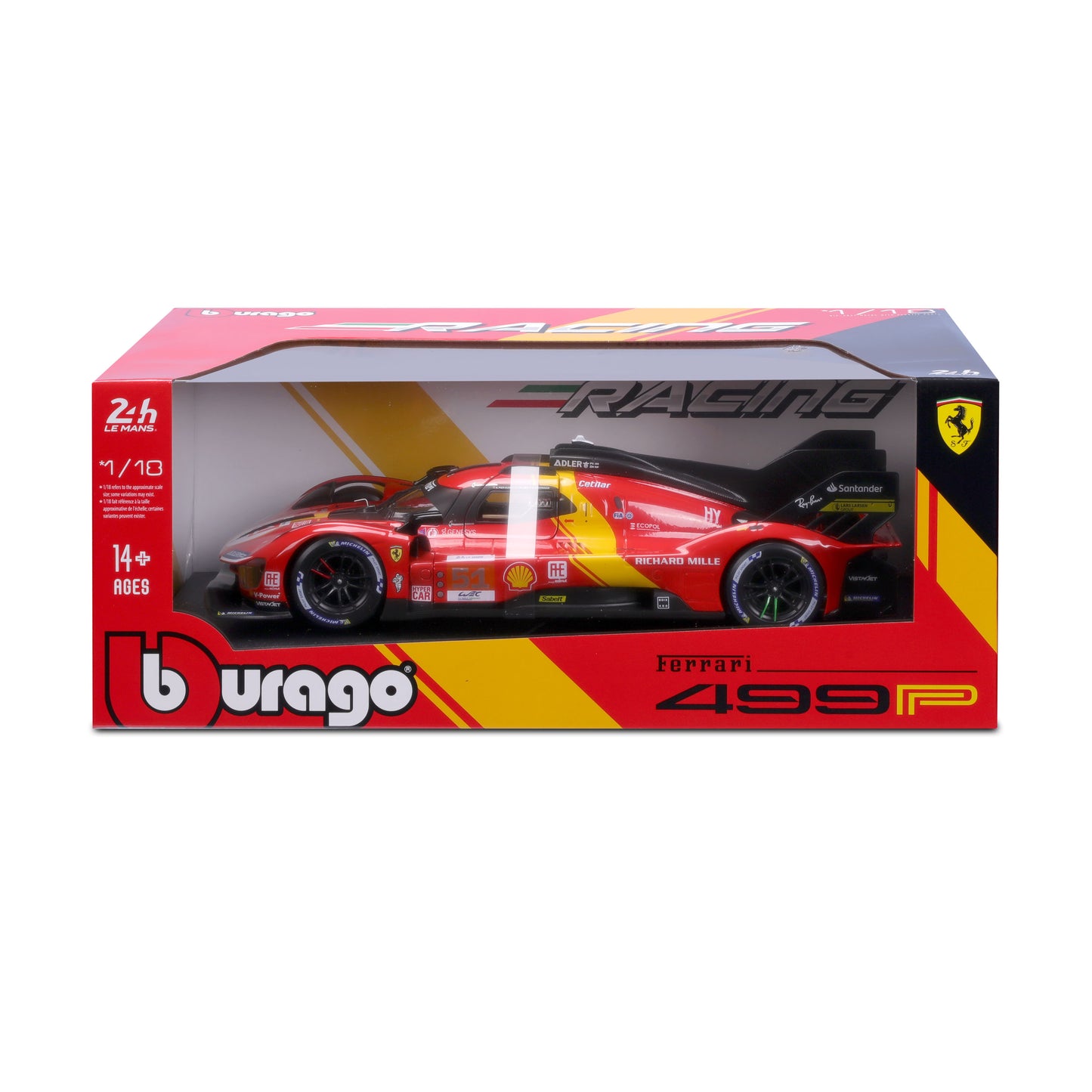Ferrari 499P #51 Winner 24h Le Mans 2023 - 1/18 Bburago