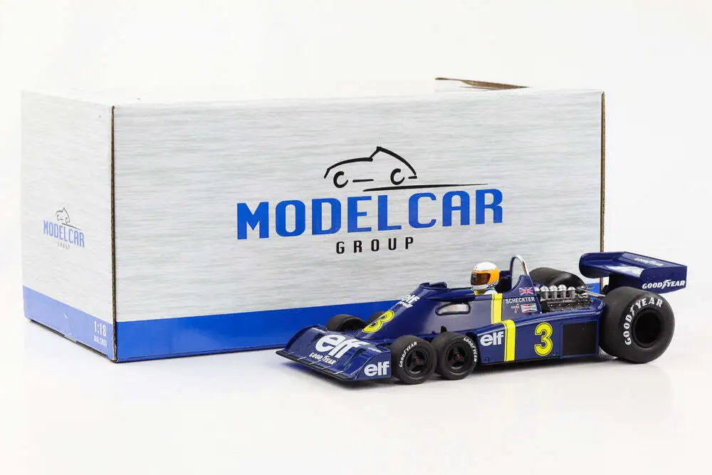 Formula 1 Tyrrell Ford P34-2 #3 Winner Sweden GP 1976 - 1/18 Model Car Group