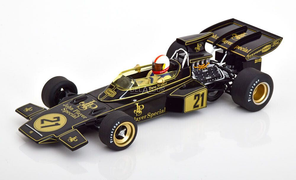 Formula 1 Lotus 72D #21 Dave Walker GP Spain 1972 - 1/18 Model Car Group