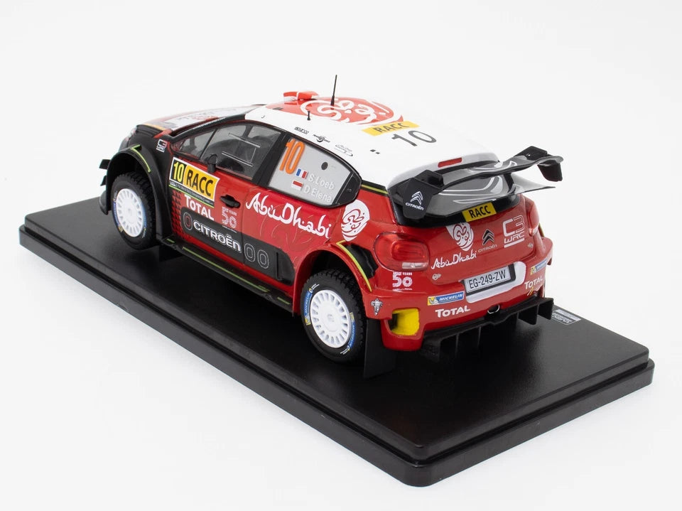 Citroen C3 WRC Loeb-Elena Rally RACC Catalunya-Costa Daurada 2018 #10 - 1/24 Altaya
