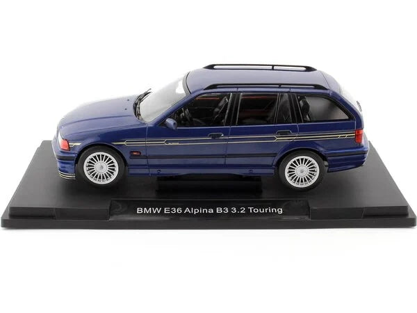 BMW E36 Alpina B3 3.2 Touring albastru - 1/18 Model Car Group
