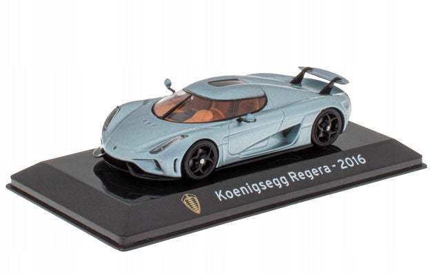 Koenigsegg Regera 2016 cu vitrina plexiglass - 1/43 Altaya